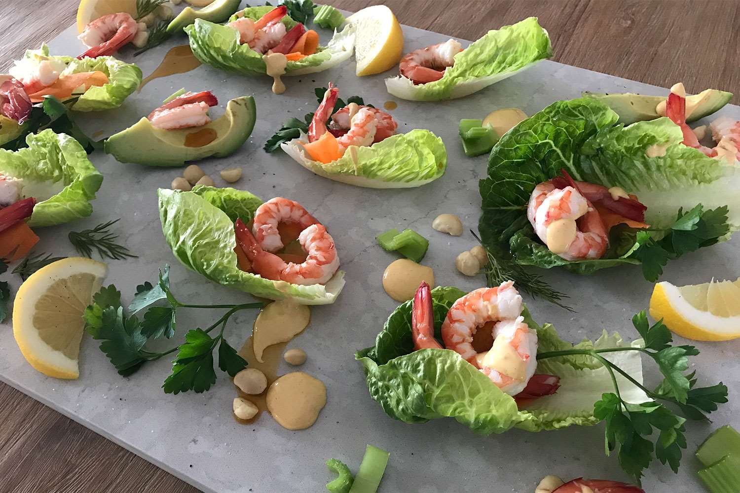 Prawn Cocktail Roll Ups