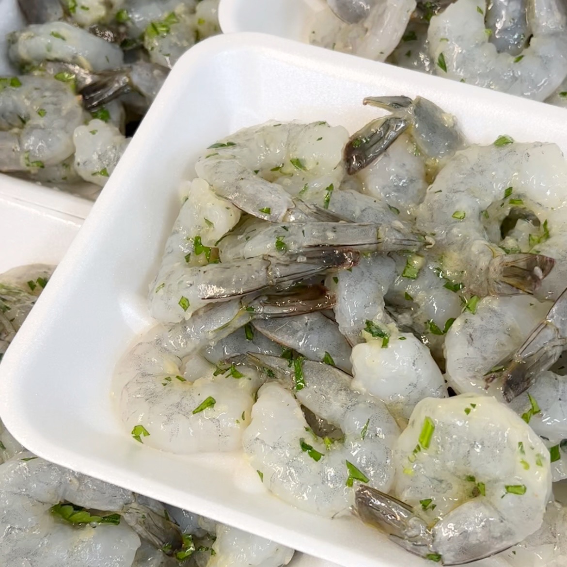 Garlic Marinated Prawns