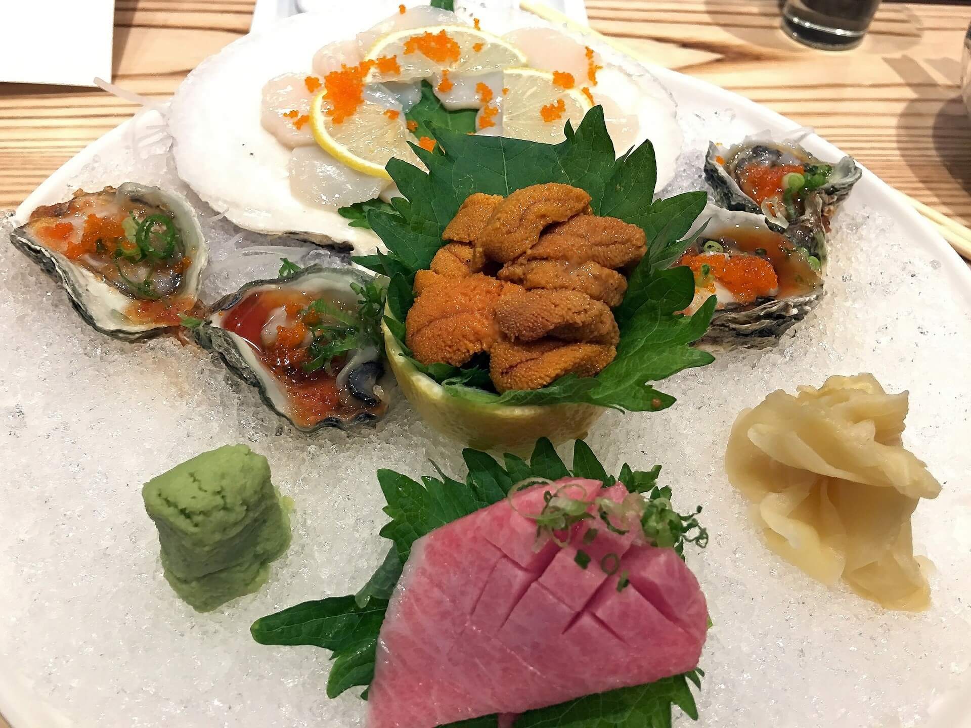 Different kinds of Sashimi