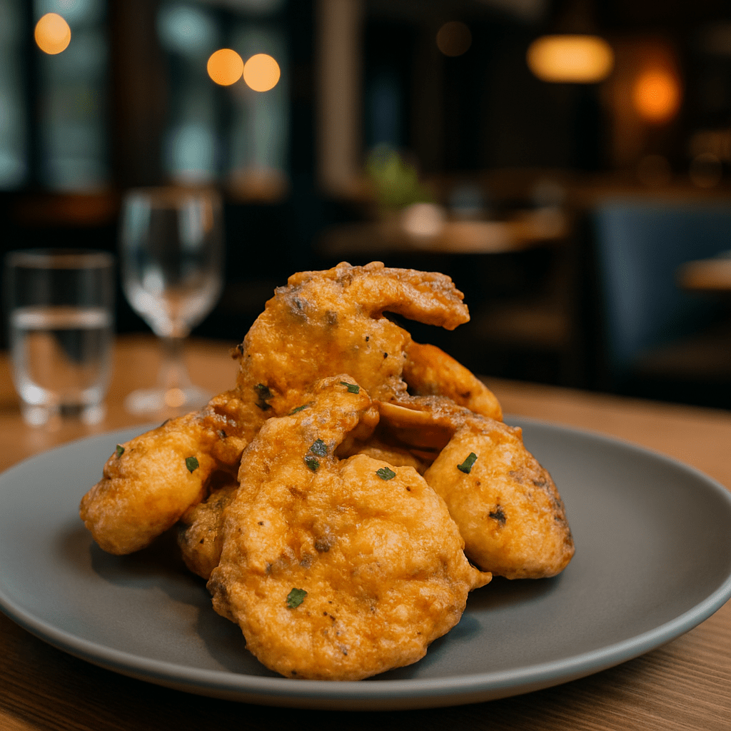 Salted Egg Yolk Prawns